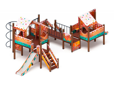 Детская игровая площадка Сахарная крепость-4