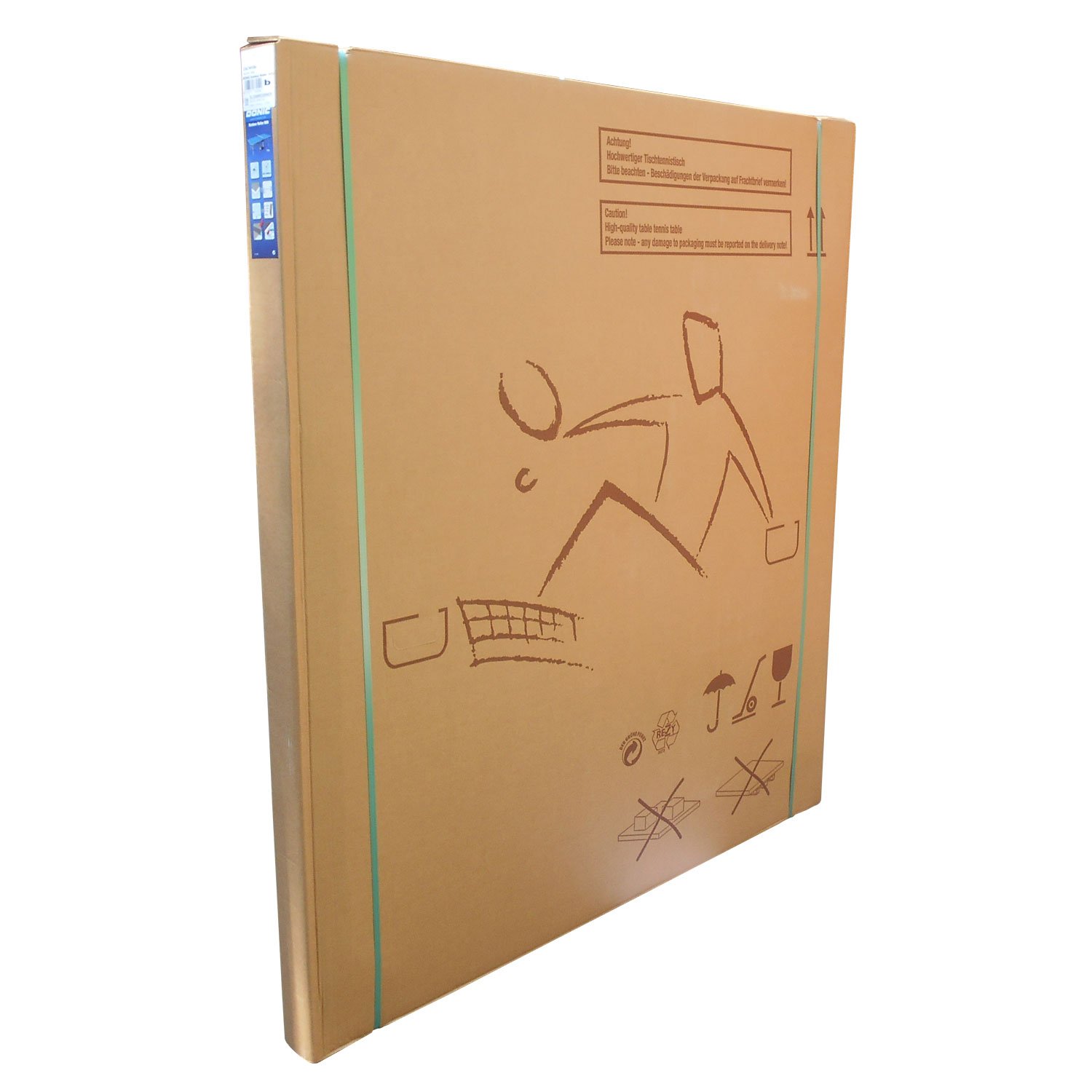 Всепогодный теннисный стол OUTDOOR ROLLER DE LUXE (Зеленый/Синий) - вид 2