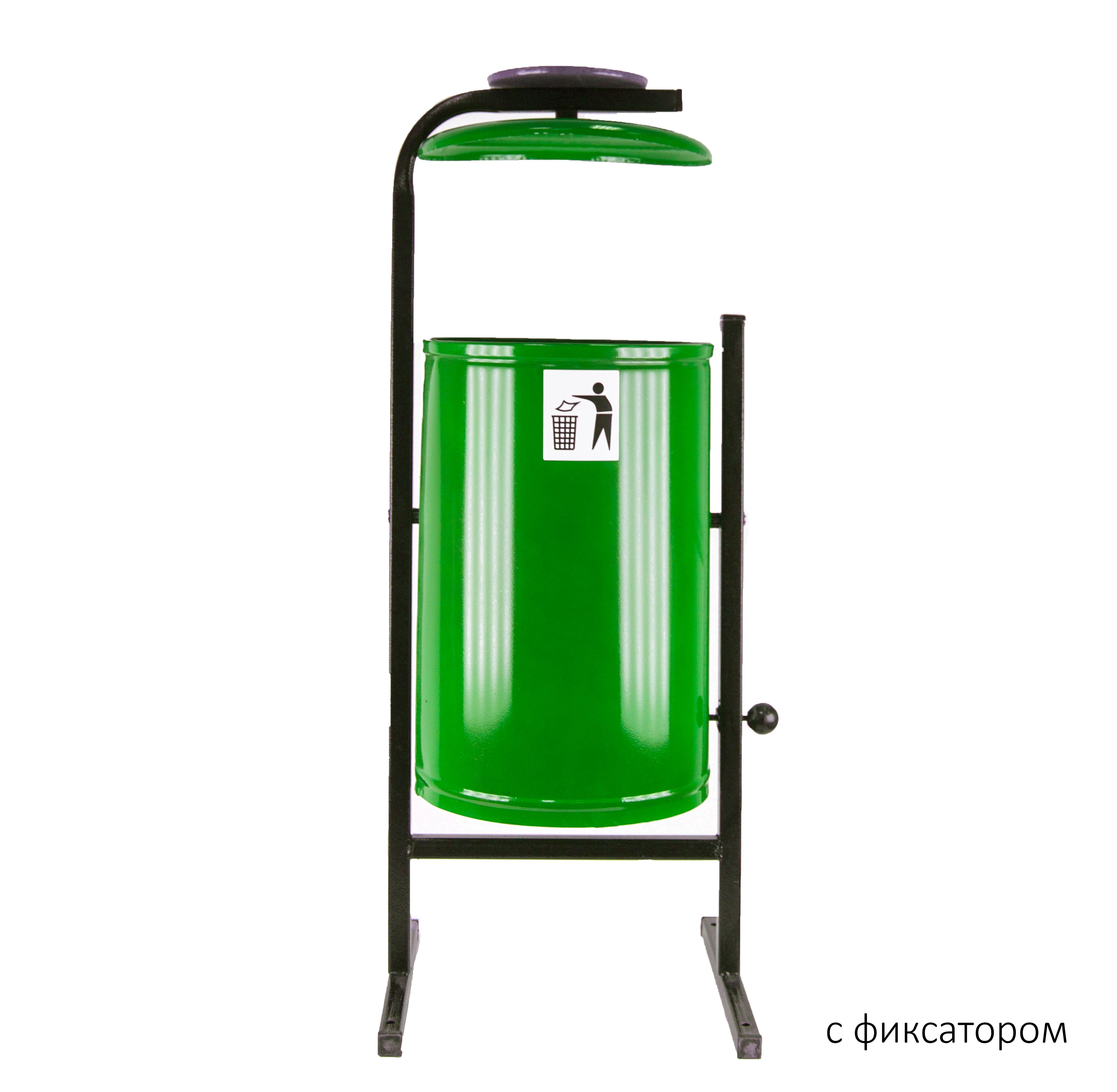 Урна уличная Космос с пепельницей - вид 4