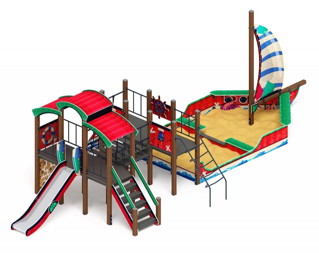 Детская игровая площадка Морской прибой-3 - вид 4