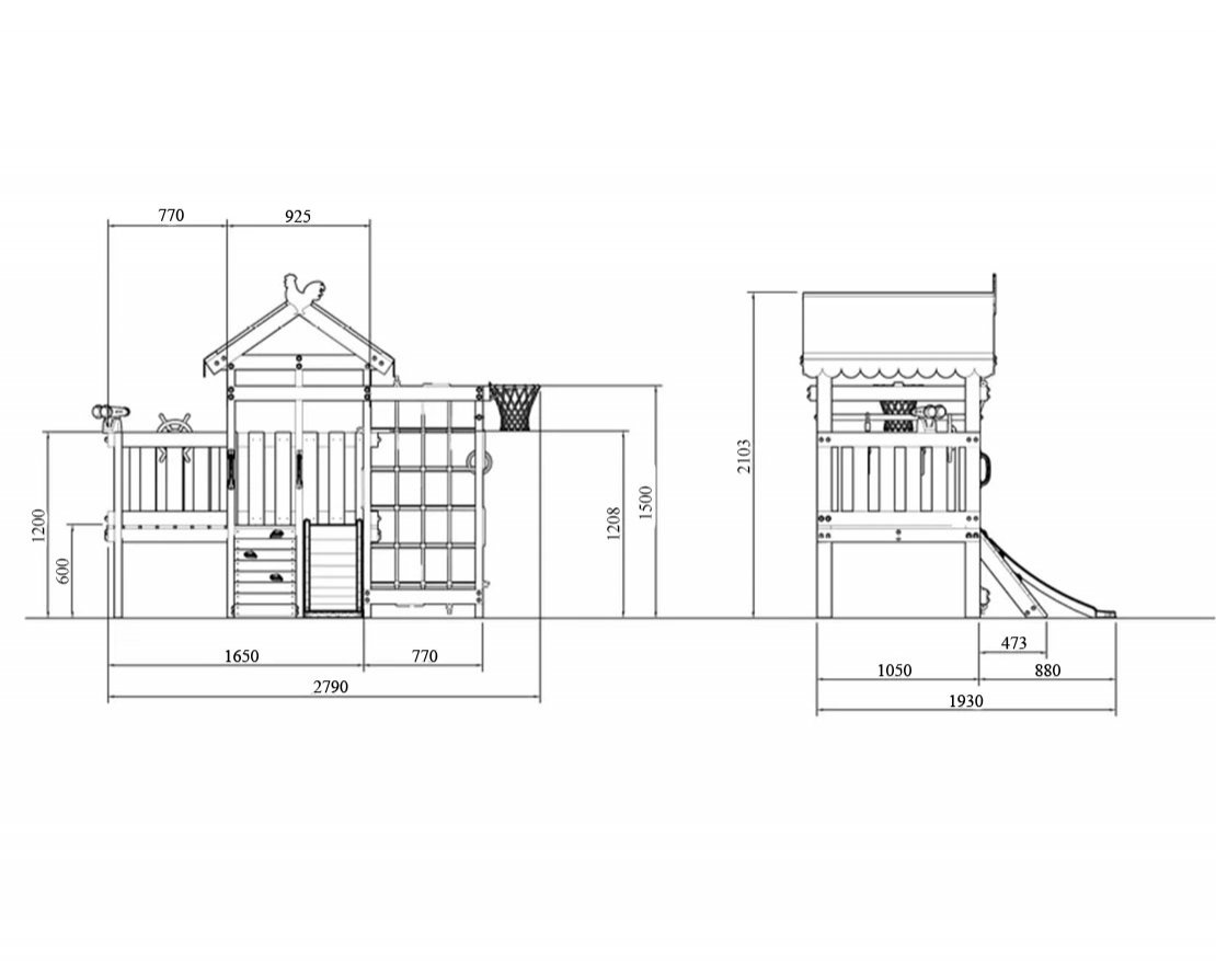 Детская игровая площадка Финиси 5 - вид 4