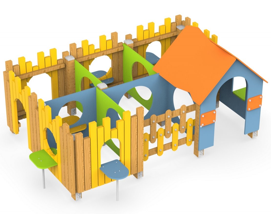 Домик-лабиринт Заборчик 1 - вид 3