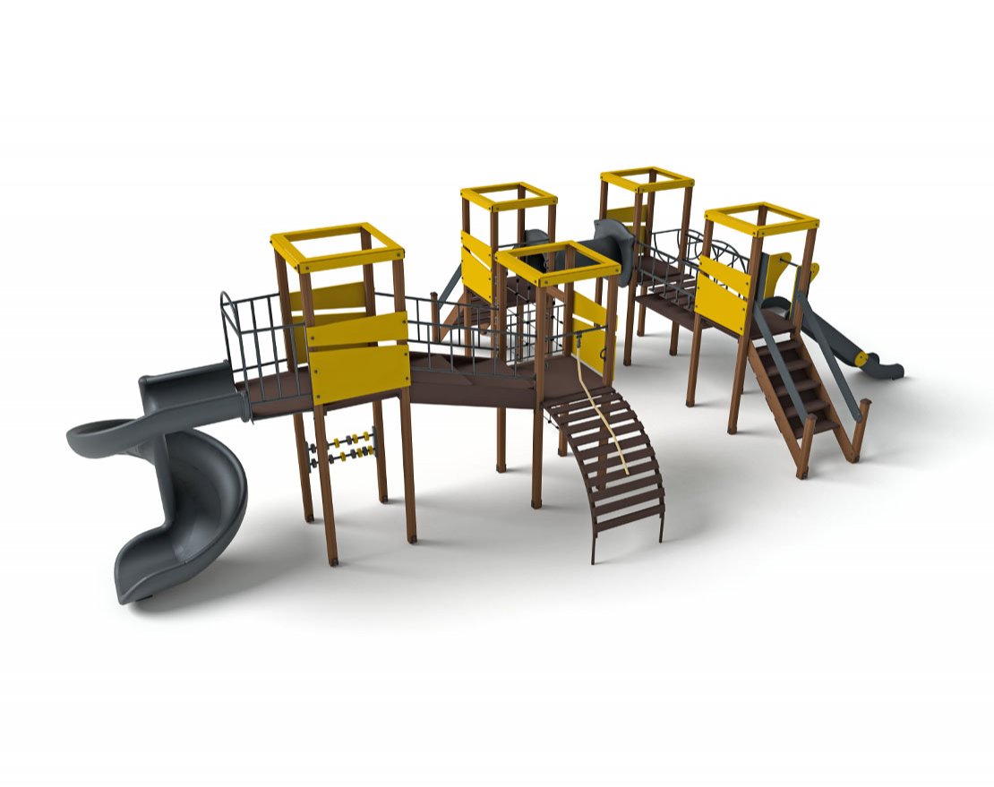 Игровой комплекс Геометрия Н-1500 и Н-2000 ДИО 09070 - вид 3