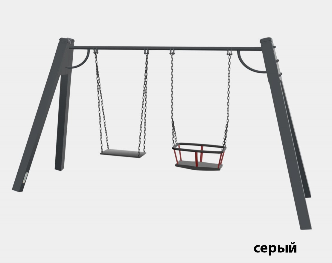 Качели на металлических стойках TORUDA 01250 (лодочка и качель для малышей) - вид 4