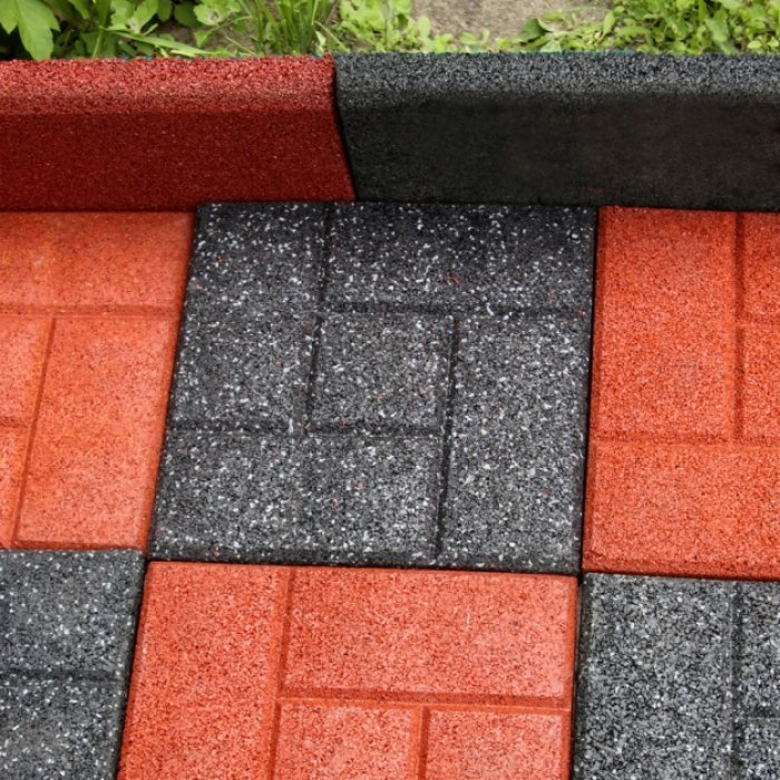 Резиновый бордюр - вид 3