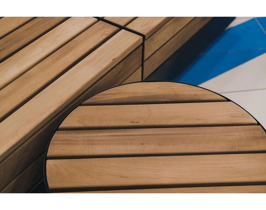 Скамья TORUDA сегмент 2 - круг большой - вид 2