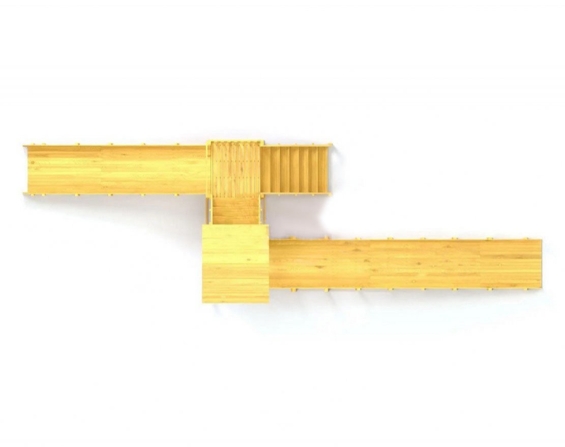 Зимняя горка TORUDA Север wood-7/3 (скат 7,68 м и 5 м) - вид 5