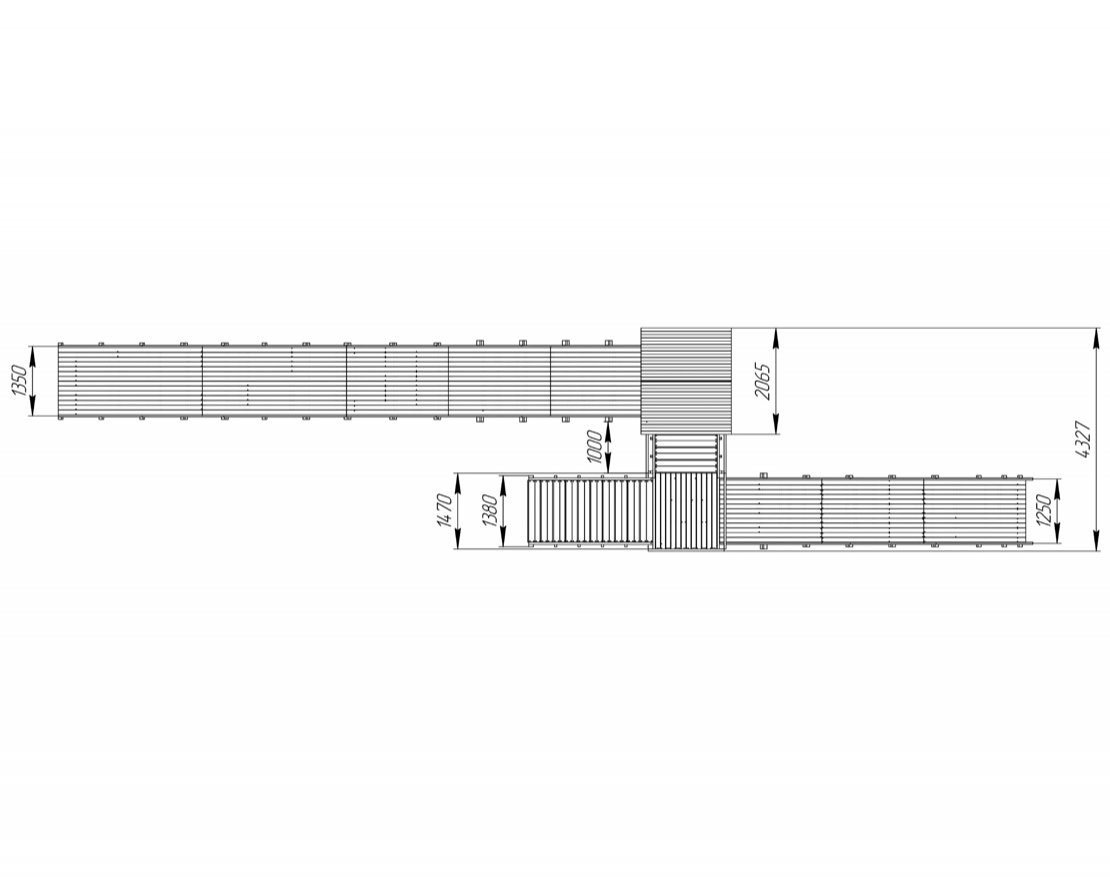 Зимняя горка TORUDA Север wood-9/3 (скат 11,85 м и 6,21 м) - вид 3